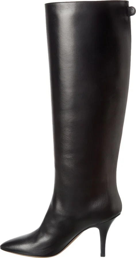 Ferragamo Jolene Leather Knee-High Boot - Image 2