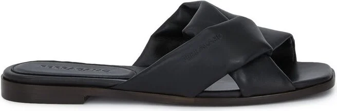 Ferragamo Knot Detailed Slip-On Sandals
