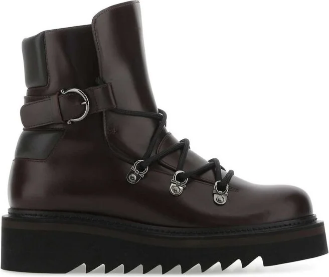 Ferragamo Lace-Up Hiking Boots