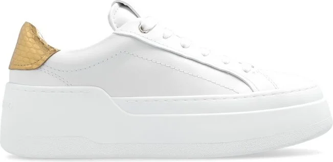 Ferragamo Lace-Up Wedge Sneakers