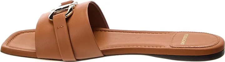Ferragamo Leah Ornament Leather Sandal - Image 2