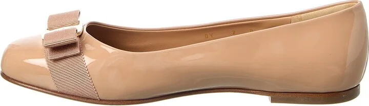 Ferragamo Leather Ballerina Flat - Image 2