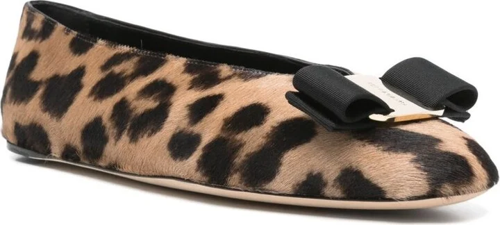 Ferragamo Leather Ballet Flats - Image 2