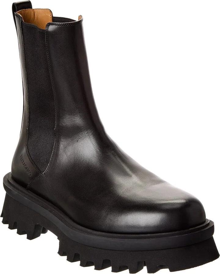 Ferragamo Leather Boot