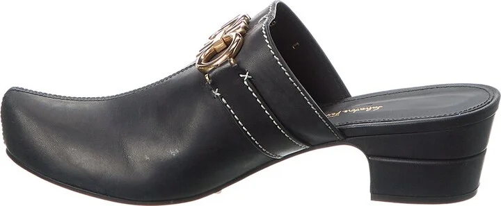 Ferragamo Leather Mule - Image 2