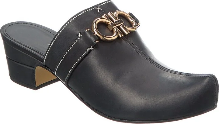 Ferragamo Leather Mule