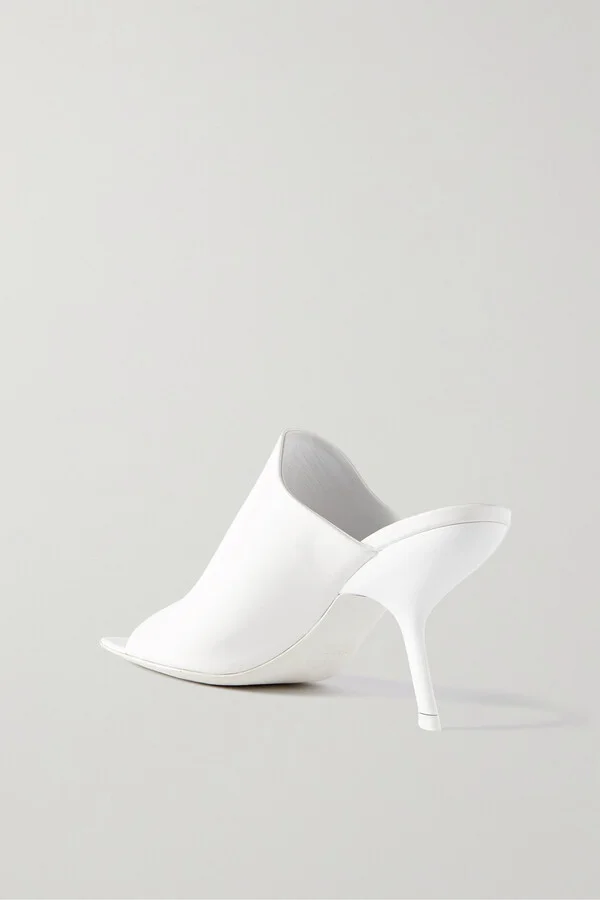 Ferragamo - Leather Mules - White - Image 3
