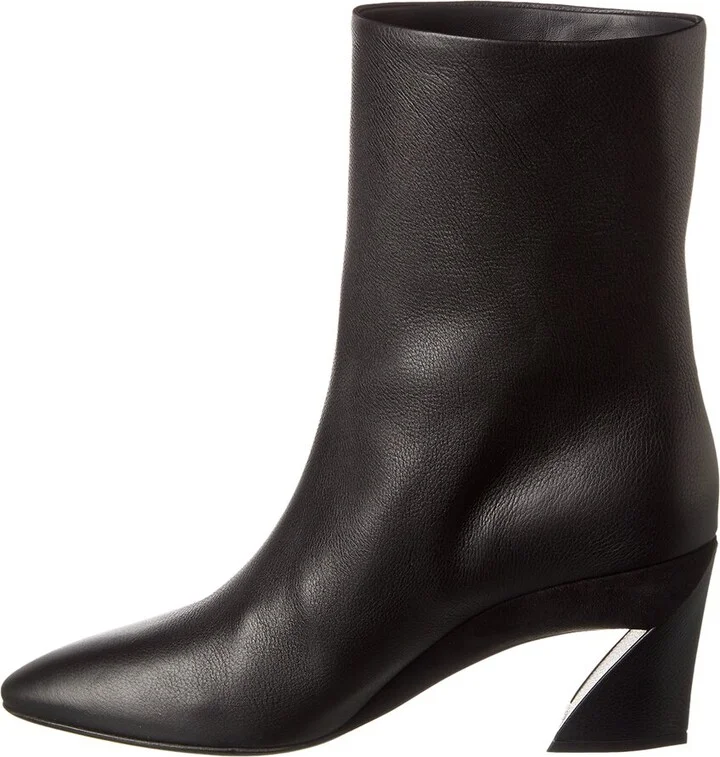Ferragamo Leather & Suede Boot - Image 2