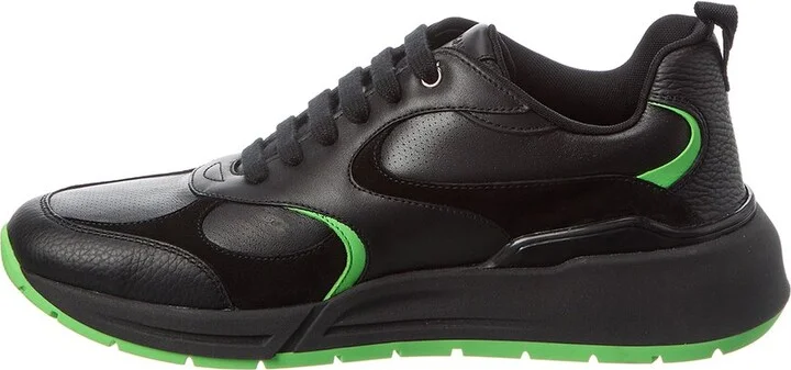 Ferragamo Leather & Suede Sneaker - Image 2