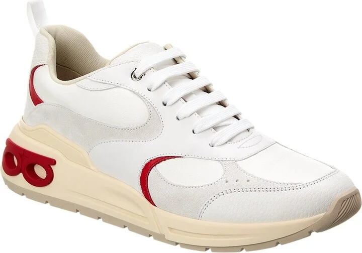 Ferragamo Leather & Suede Sneaker