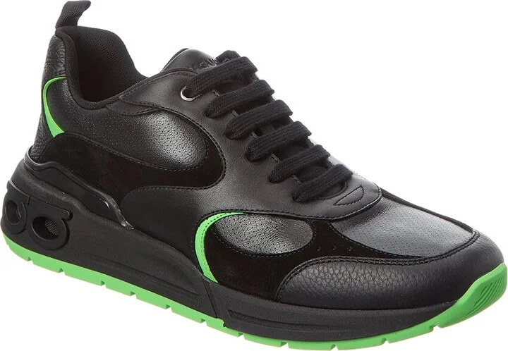 Ferragamo Leather & Suede Sneaker