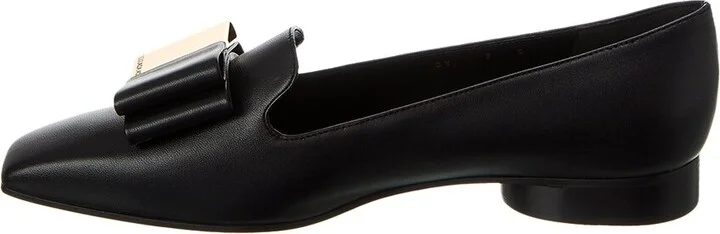 Ferragamo Leda Double-Bow Leather Loafer - Image 2