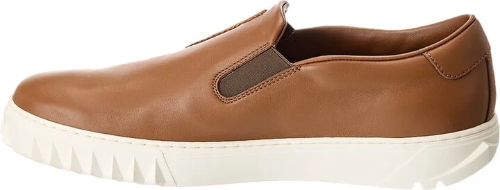 Ferragamo Lexus Leather Slip-On Sneaker - Image 2