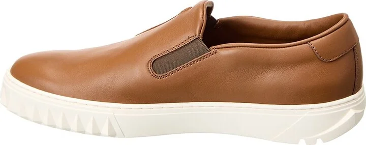 Ferragamo Lexus Leather Slip-On Sneaker - Image 2