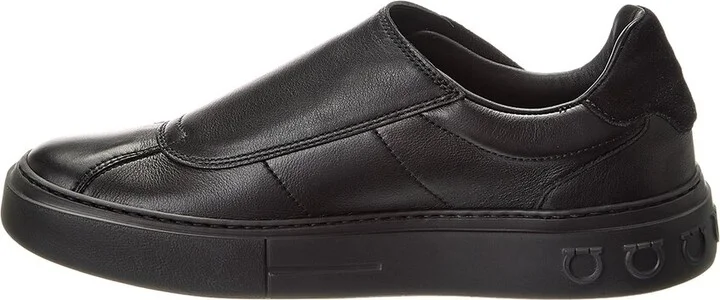 Ferragamo Lima Vit Saddle Sport Costa Leather Sneaker - Image 2