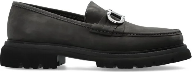 Ferragamo Logo Buckle Loafers