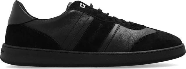 Ferragamo Logo-Debossed Lace-Up Sneakers