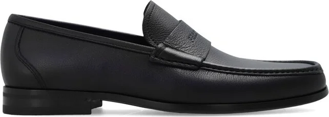 Ferragamo Logo-Debossed Slip-On Loafers