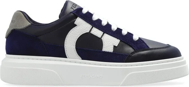 Ferragamo Logo Detailed Low-Top Sneakers