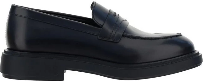 Ferragamo Logo Embossed Slip-On Loafers