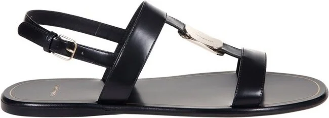 Ferragamo Logo Engraved Sandals