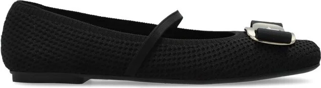 Ferragamo Logo Plaque Flat Shoes