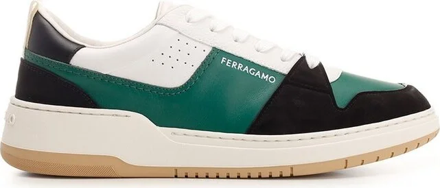 Ferragamo Logo Printed Low-Top Sneakers
