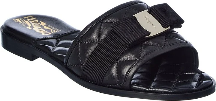 Ferragamo LoveC Q Leather Sandal