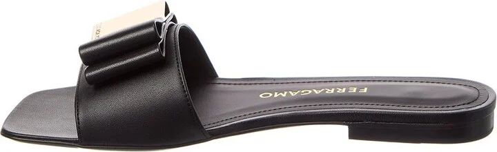 Ferragamo Lyana Leather Sandal - Image 2
