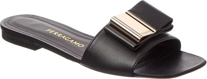 Ferragamo Lyana Leather Sandal