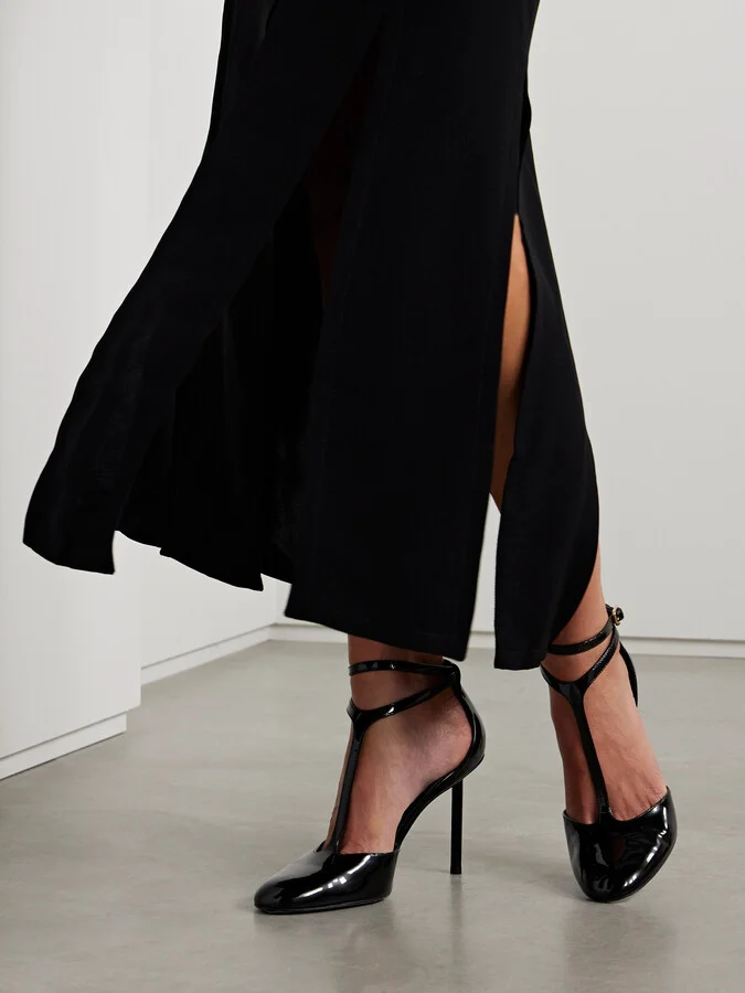 Ferragamo - Lysandra Patent-leather Pumps - Black - Image 2