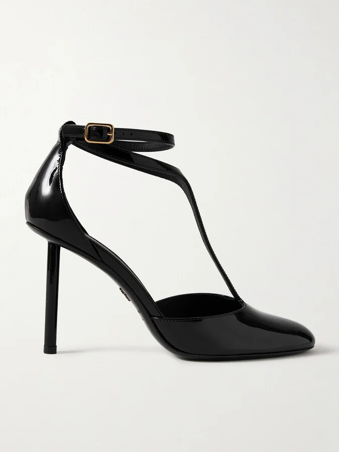 Ferragamo - Lysandra Patent-leather Pumps - Black