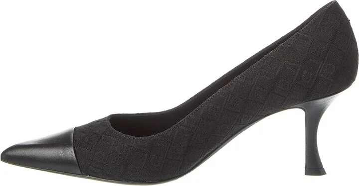 Ferragamo Marty Jacquard & Leather Pump - Image 2