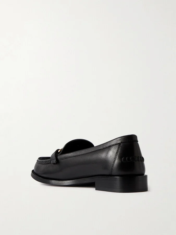 Ferragamo - Maryan 2 Embellished Leather Loafers - Black - Image 3