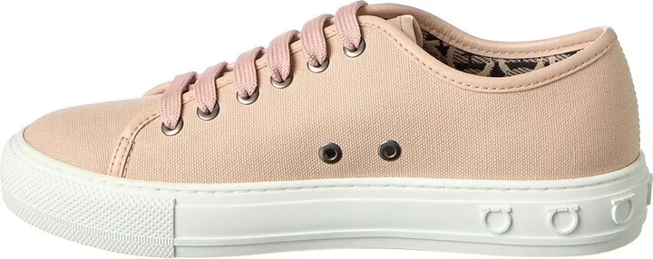Ferragamo Mediterr Eco Canvas Sneaker - Image 2