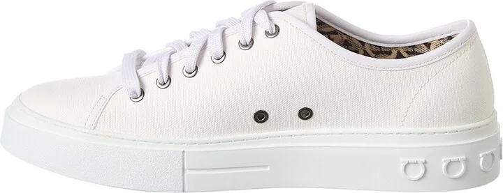 Ferragamo Mediterr Eco Canvas Sneaker - Image 2