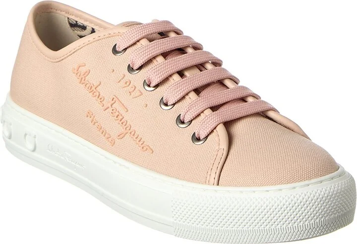 Ferragamo Mediterr Eco Canvas Sneaker