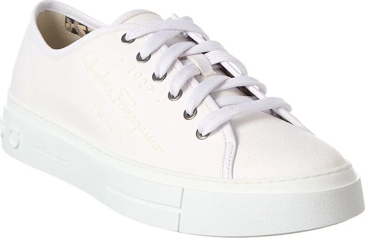 Ferragamo Mediterr Eco Canvas Sneaker