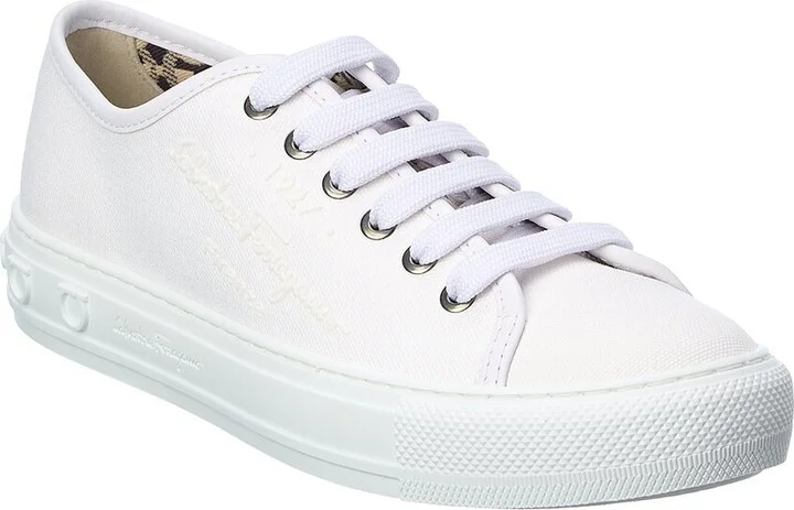 Ferragamo Mediterr Eco Canvas Sneaker
