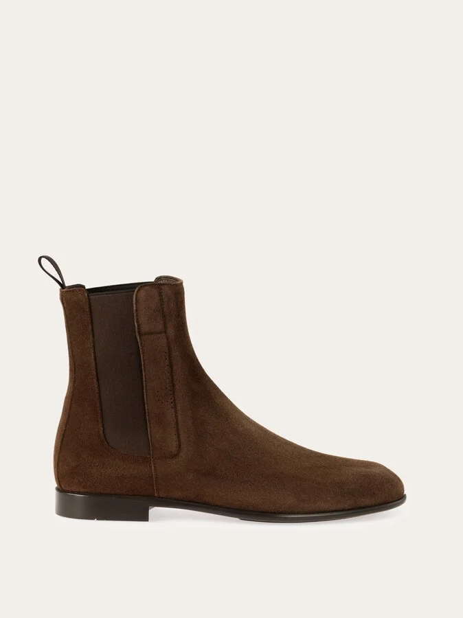 Ferragamo Men Chelsea boot Brown