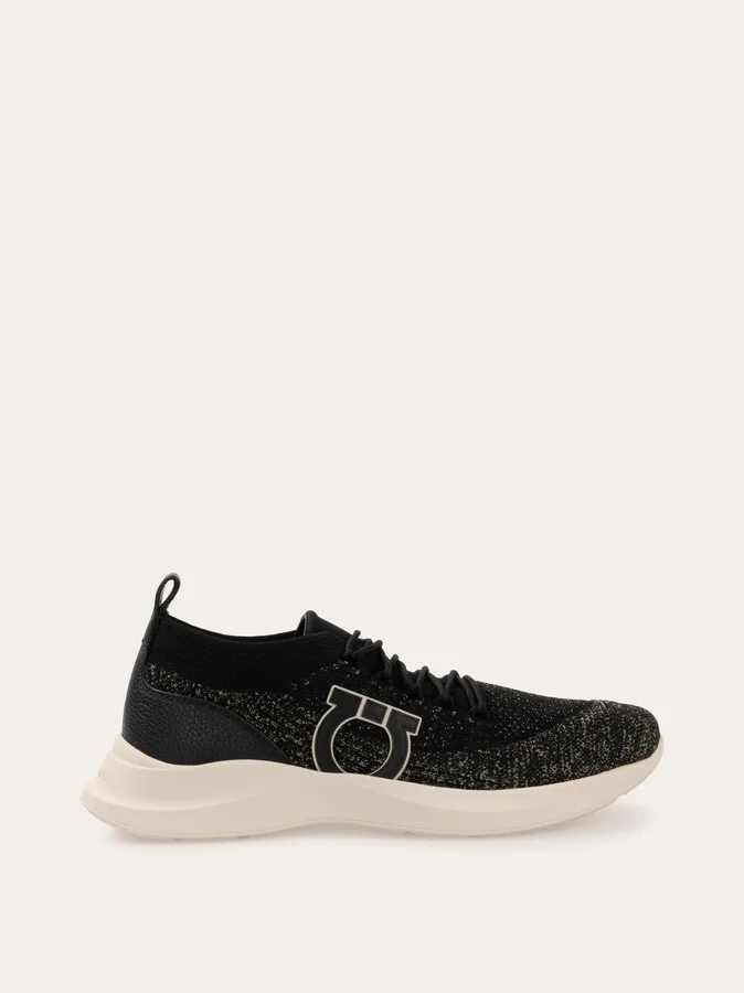 Ferragamo Men Gancini sneaker Beige