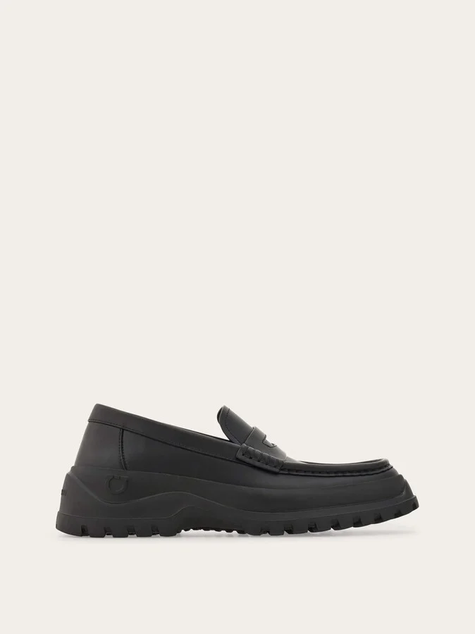 Ferragamo Men Penny loafer Black