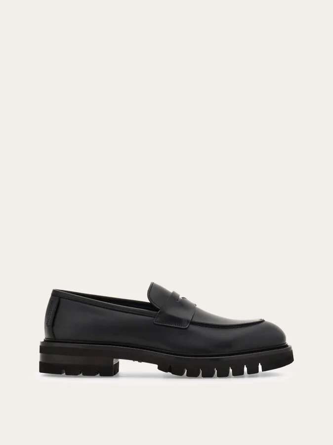 Ferragamo Men Penny loafer Black