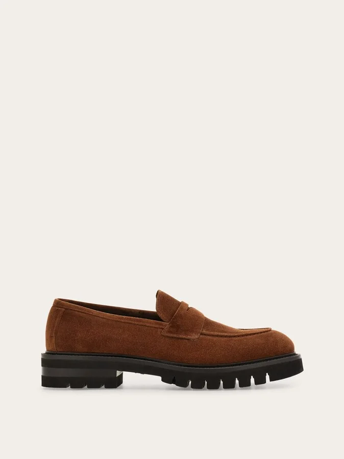 Ferragamo Men Penny loafer Brown