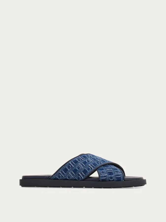 Ferragamo Men Sandal Blue