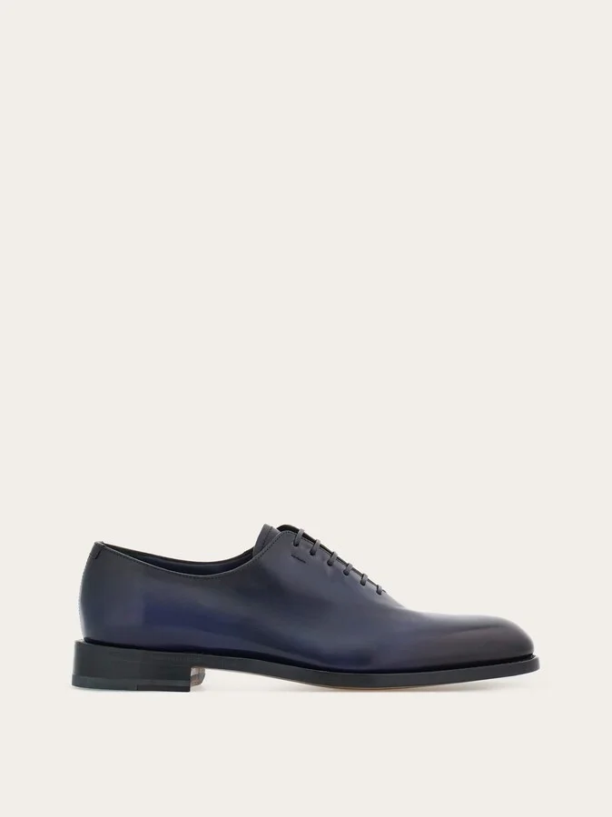 Ferragamo Men Tramezza plain toe Oxford Blue