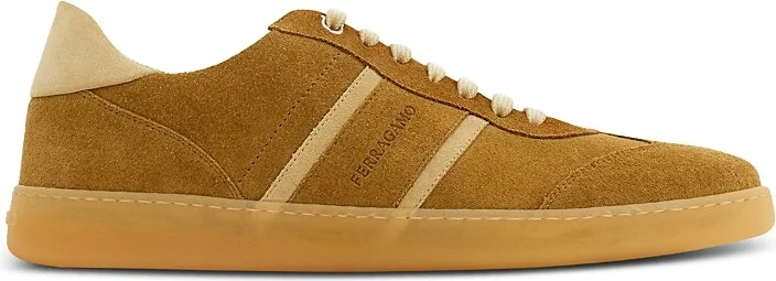 Ferragamo Men's Achille Lace Up Leather Sneakers