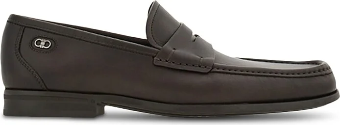Ferragamo Men's Athenvit Penny Leather Loafers