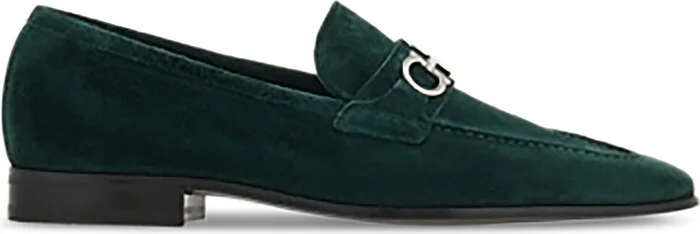 Ferragamo Men's Balty 2Vit Gancini Buckle Loafers - Regular