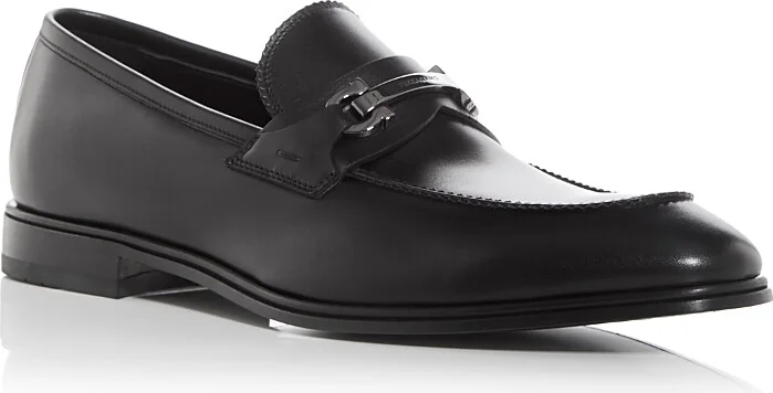 Ferragamo Men's Bentley Gancini Leather Loafers